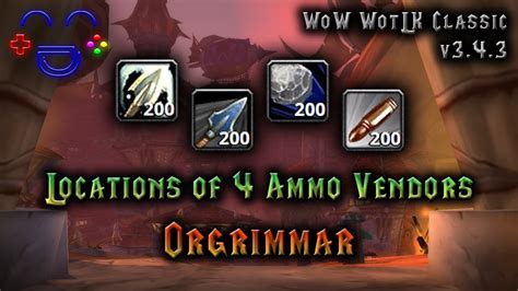 bowyer orgrimmar|bow vendor wow classic.